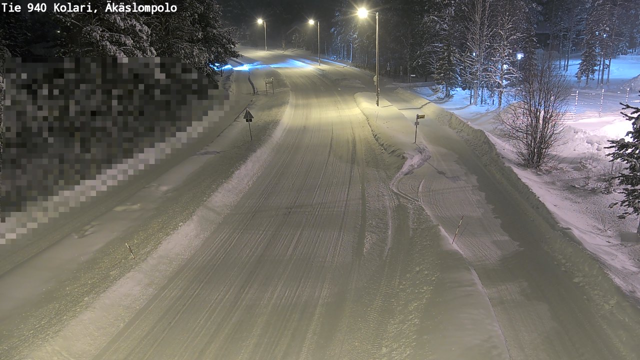 Kelikamerat Kuva Tie 940 Kolari, Äkäslompolo, Kolari, Lappi
