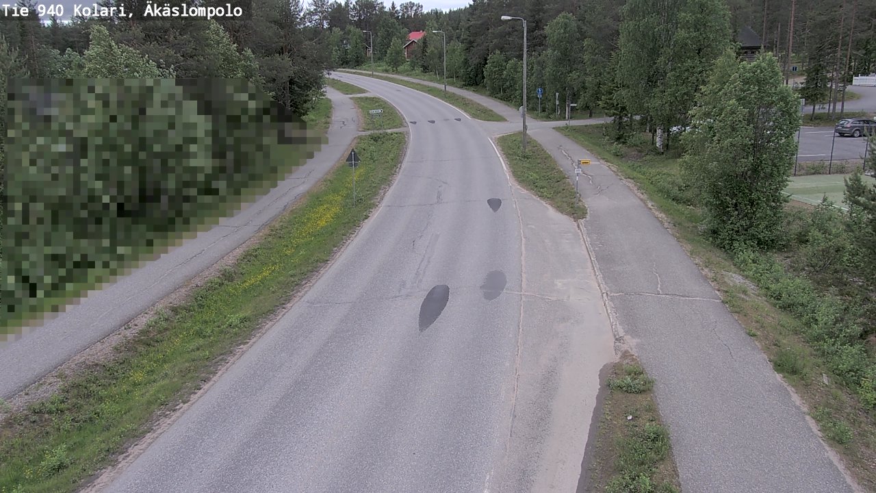Weather Camera Image Väg 940 Kolari, Äkäslompolo, Kolari, Lappi