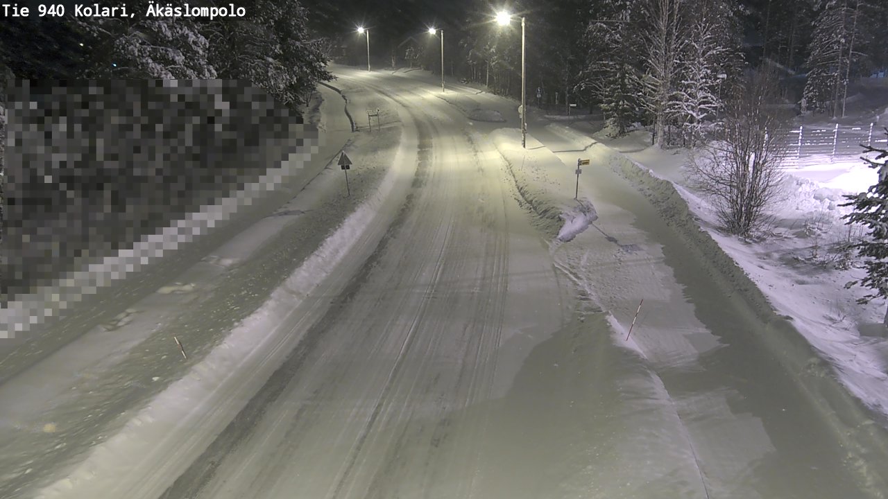 Kelikamerat Kuva Tie 940 Kolari, Äkäslompolo, Kolari, Lappi