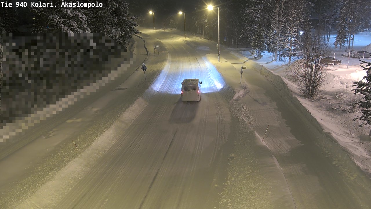 Kelikamerat Kuva Tie 940 Kolari, Äkäslompolo, Kolari, Lappi