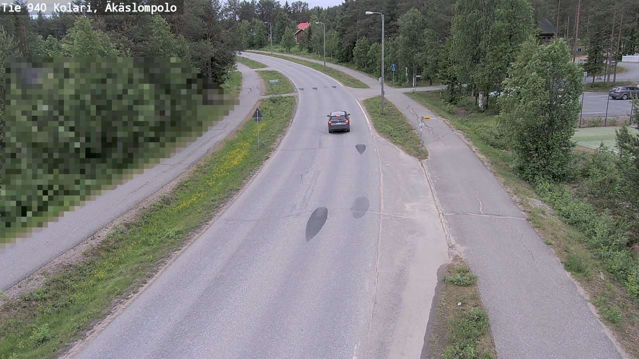 Weather Camera Image Väg 940 Kolari, Äkäslompolo, Kolari, Lappi
