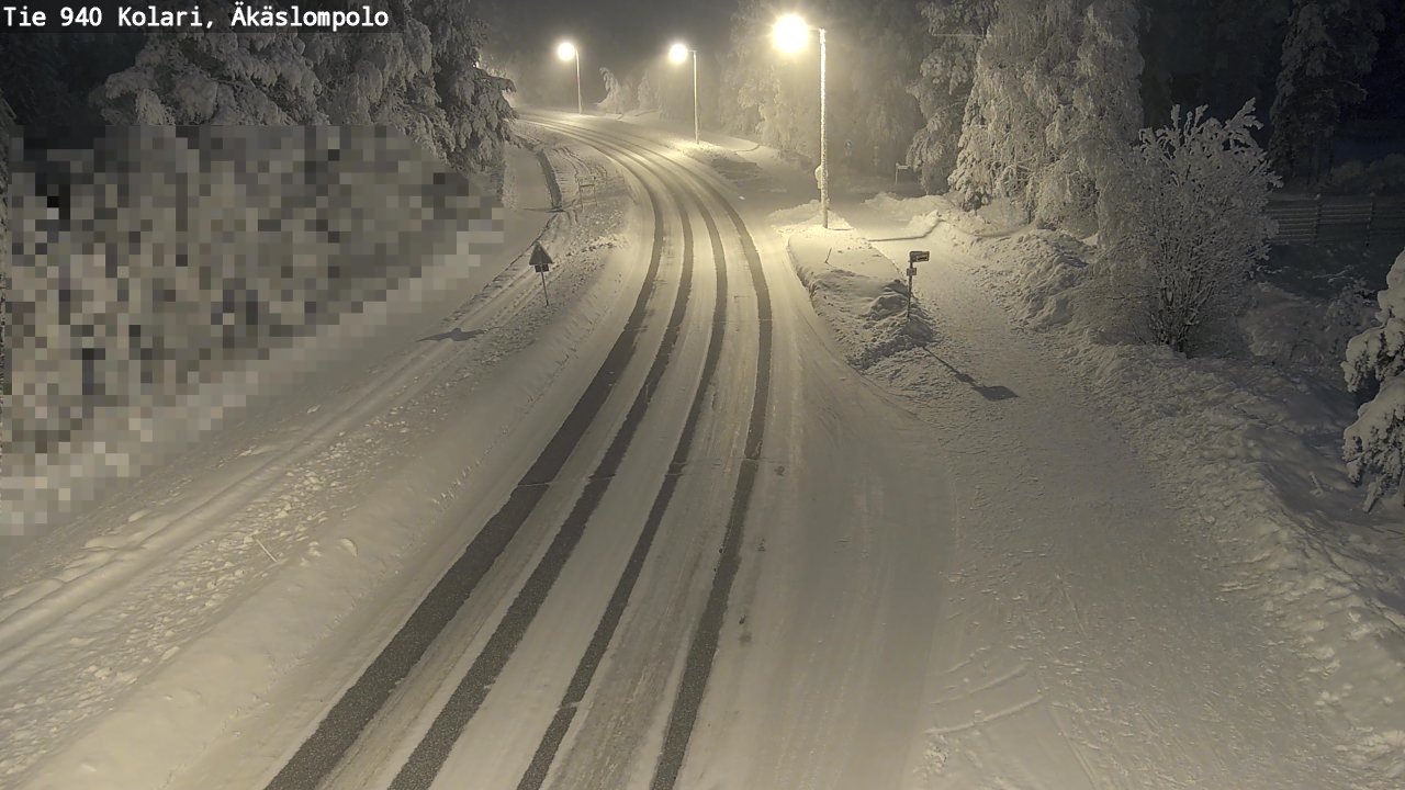Kelikamerat Kuva Tie 940 Kolari, Äkäslompolo, Kolari, Lappi
