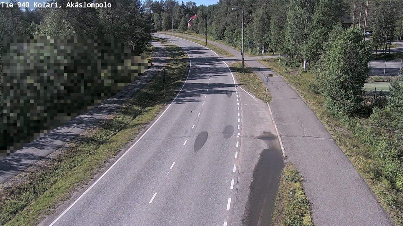 Weather Camera Image Väg 940 Kolari, Äkäslompolo, Kolari, Lappi