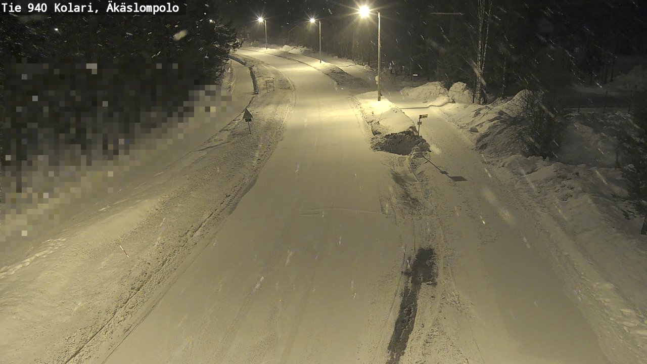 Kelikamerat Kuva Tie 940 Kolari, Äkäslompolo, Kolari, Lappi