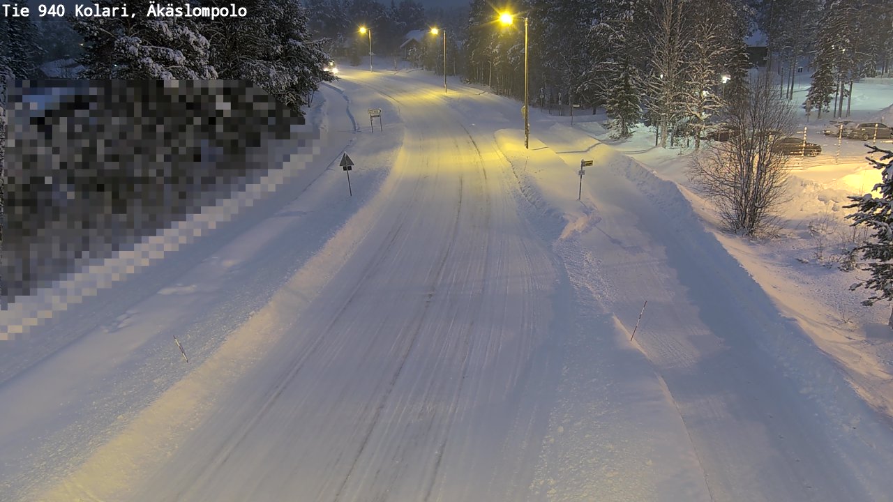 Kelikamerat Kuva Tie 940 Kolari, Äkäslompolo, Kolari, Lappi