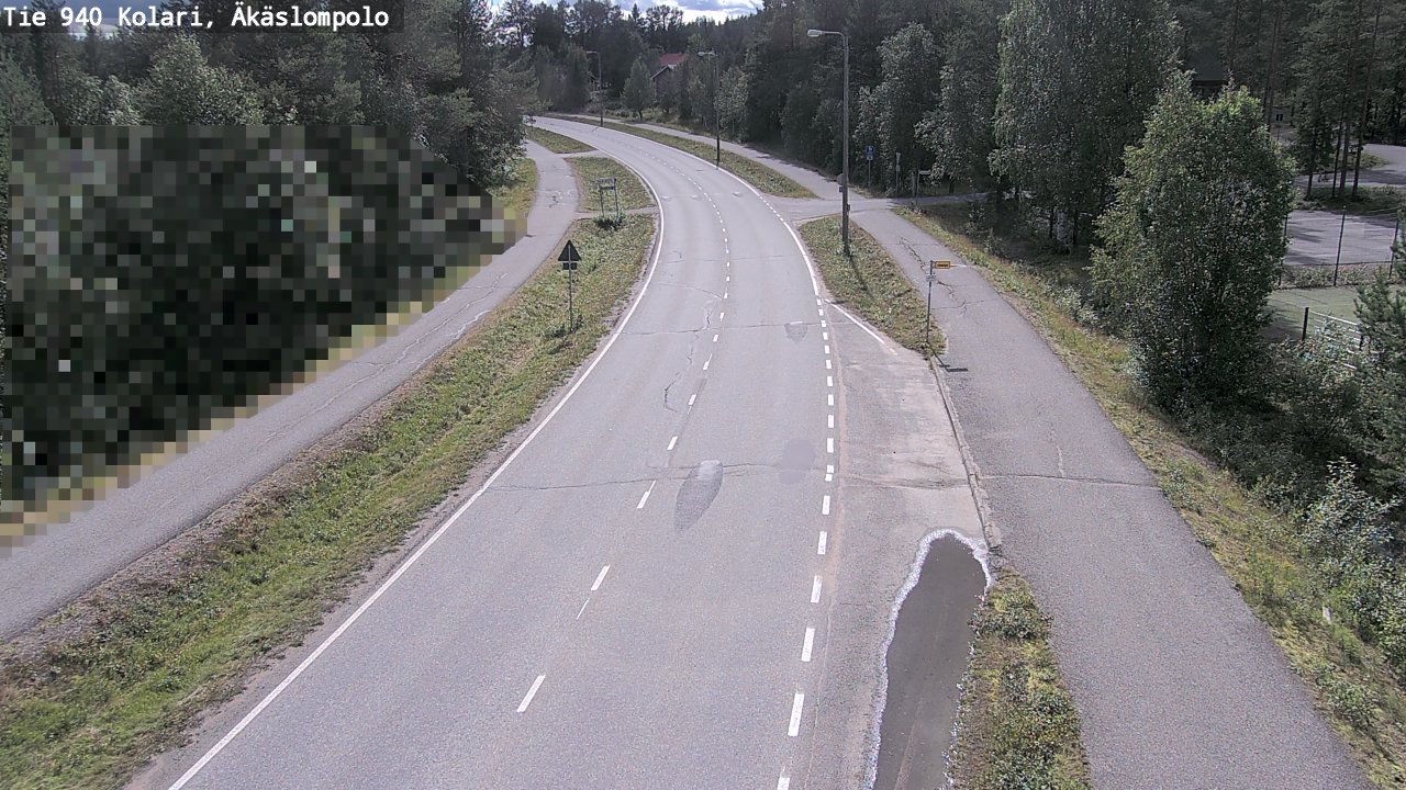 Weather Camera Image Väg 940 Kolari, Äkäslompolo, Kolari, Lappi
