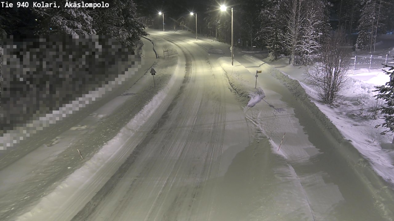 Kelikamerat Kuva Tie 940 Kolari, Äkäslompolo, Kolari, Lappi