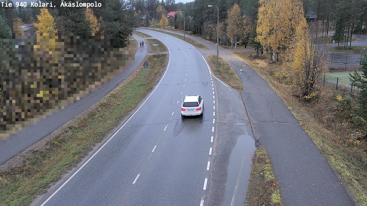 Weather Camera Image Väg 940 Kolari, Äkäslompolo, Kolari, Lappi