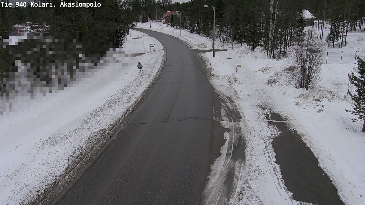 Weather Camera Image Road 940 Kolari, Äkäslompolo, Kolari, Lappi