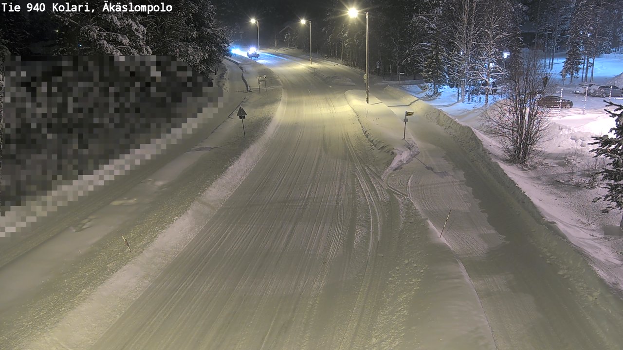 Kelikamerat Kuva Tie 940 Kolari, Äkäslompolo, Kolari, Lappi