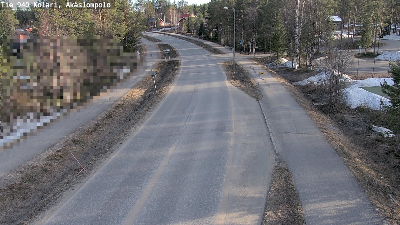 Weather Camera Image Väg 940 Kolari, Äkäslompolo, Kolari, Lappi