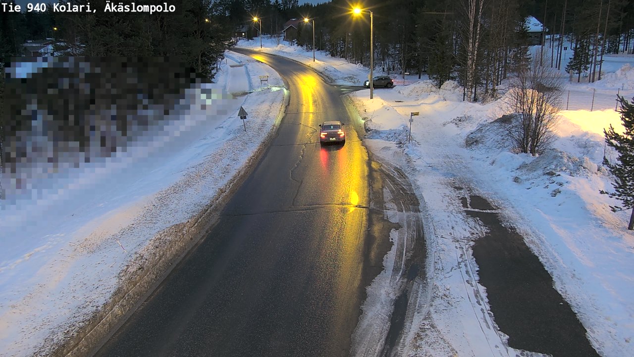 Weather Camera Image Road 940 Kolari, Äkäslompolo, Kolari, Lappi