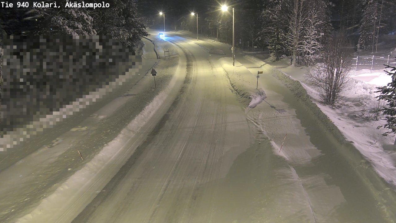 Kelikamerat Kuva Tie 940 Kolari, Äkäslompolo, Kolari, Lappi