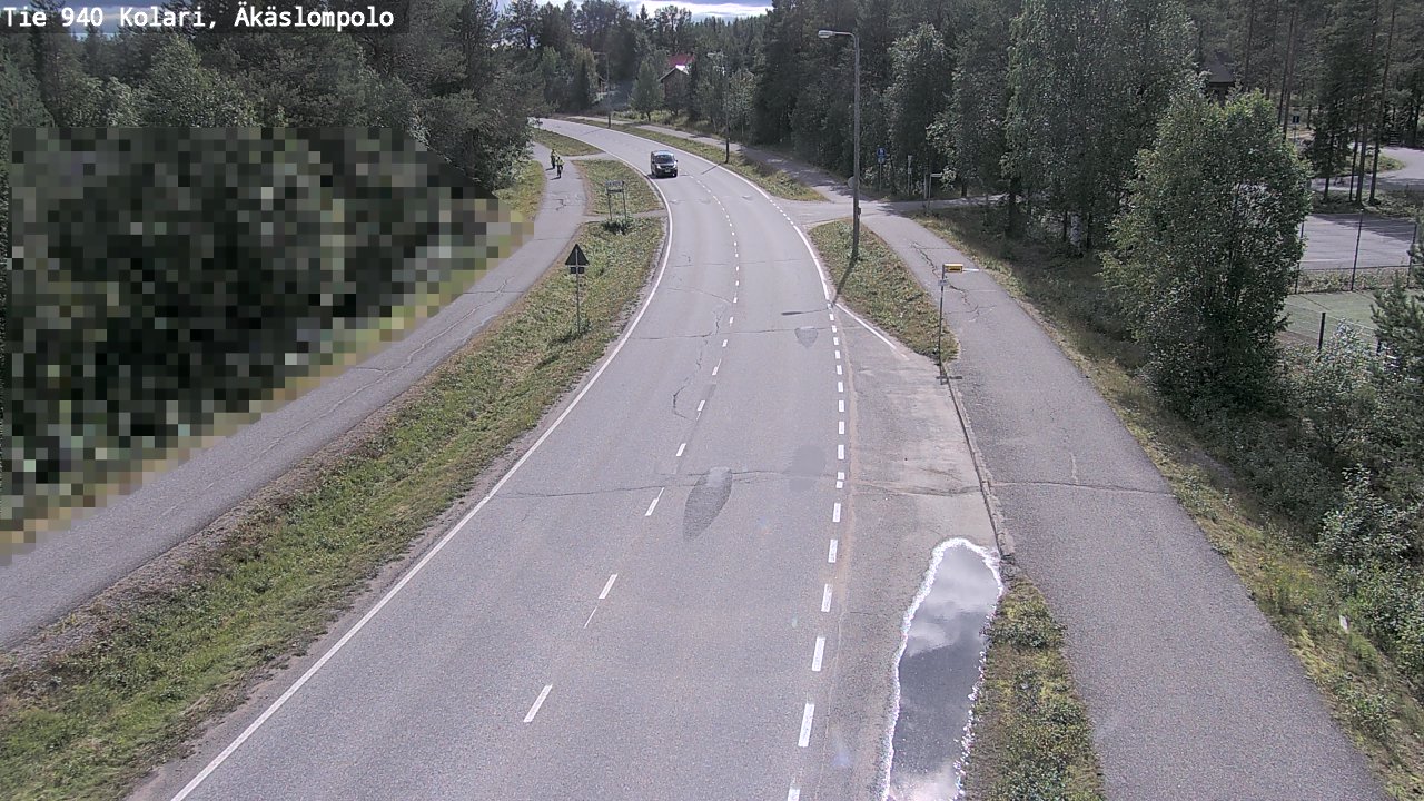 Weather Camera Image Väg 940 Kolari, Äkäslompolo, Kolari, Lappi