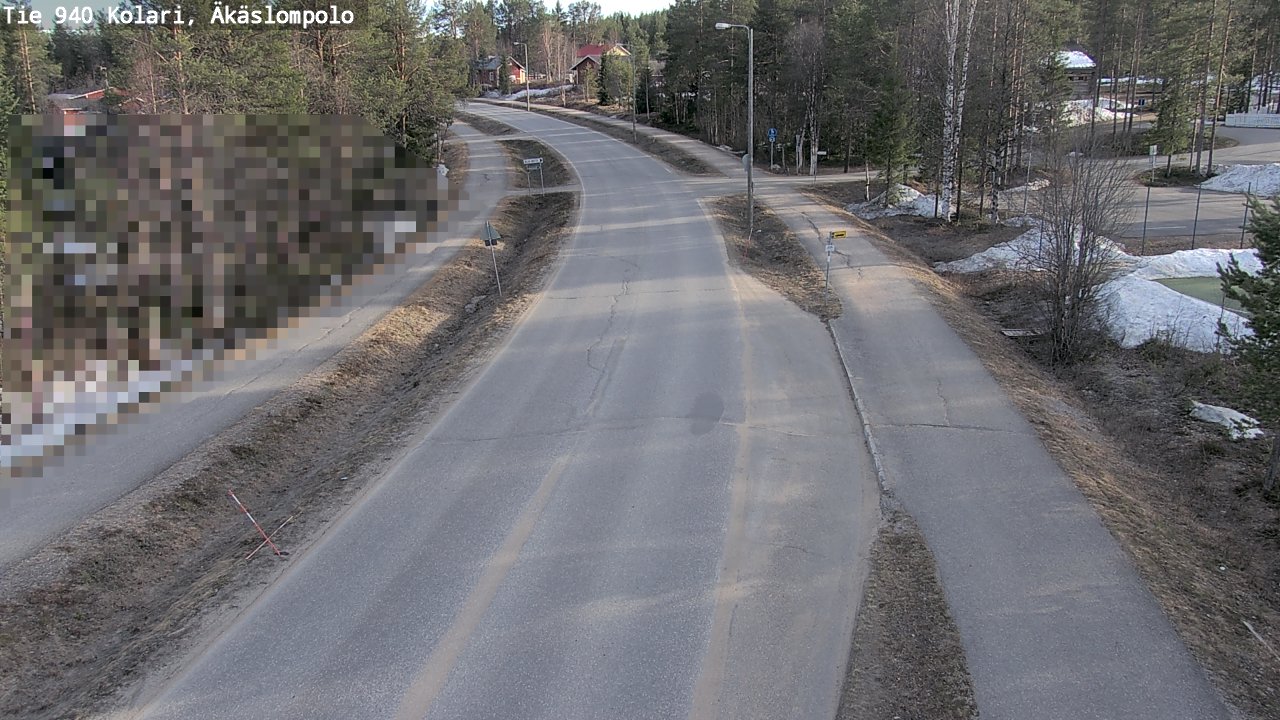 Weather Camera Image Väg 940 Kolari, Äkäslompolo, Kolari, Lappi