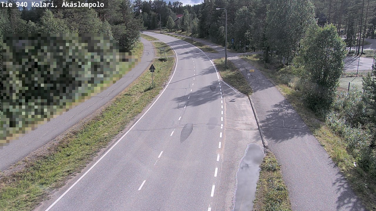 Weather Camera Image Väg 940 Kolari, Äkäslompolo, Kolari, Lappi