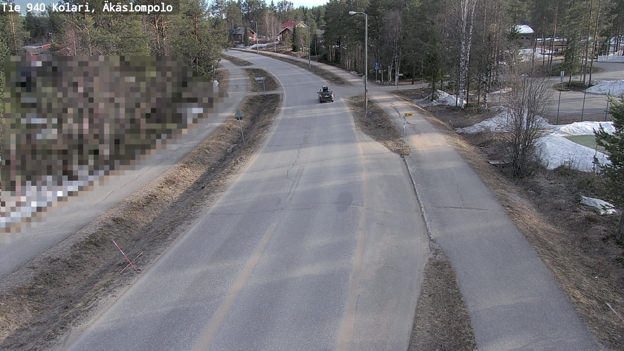 Weather Camera Image Väg 940 Kolari, Äkäslompolo, Kolari, Lappi