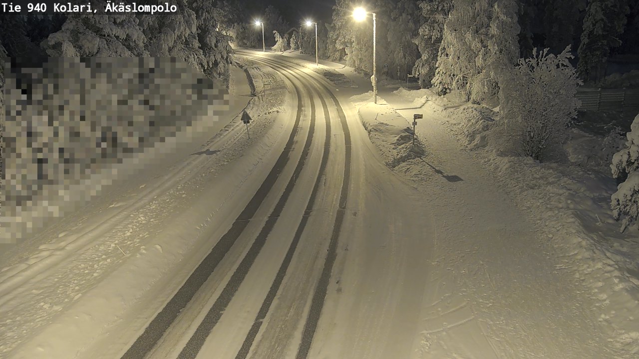Kelikamerat Kuva Tie 940 Kolari, Äkäslompolo, Kolari, Lappi