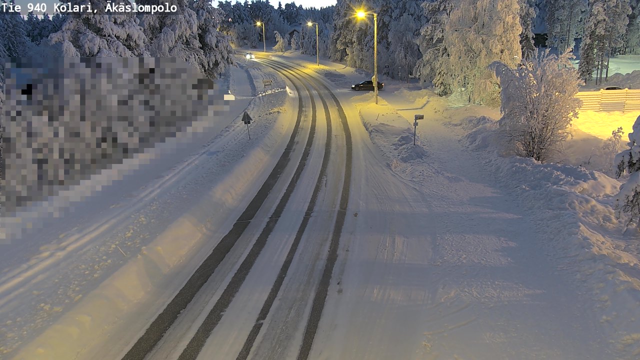 Kelikamerat Kuva Tie 940 Kolari, Äkäslompolo, Kolari, Lappi