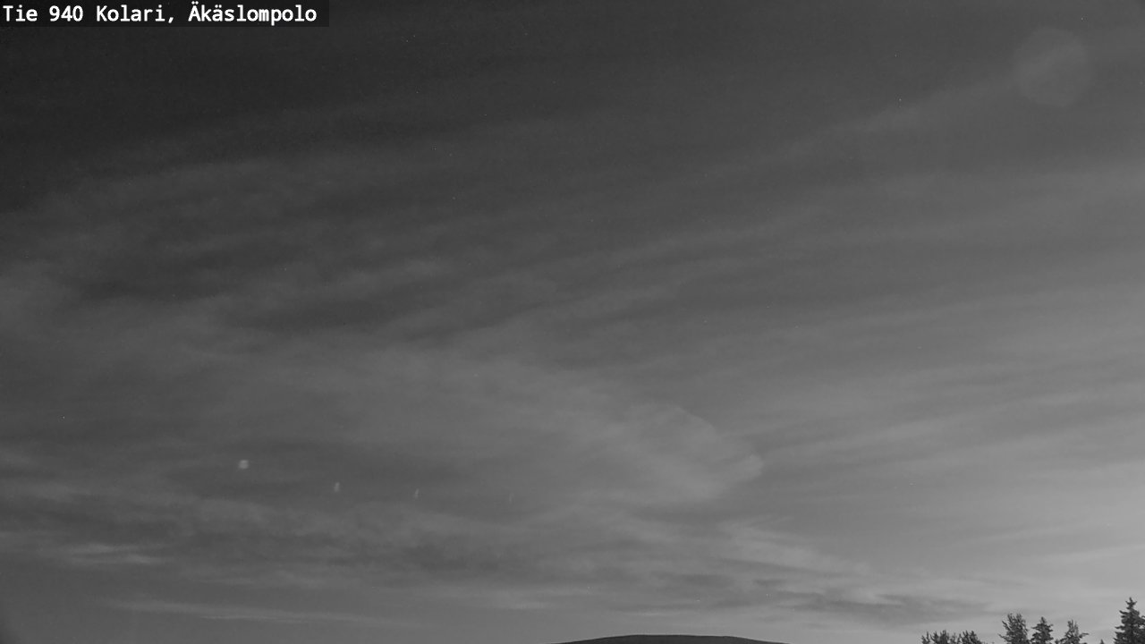 Weather Camera Image Väg 940 Kolari, Äkäslompolo, Kolari, Lappi