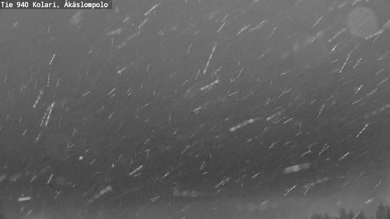 Kelikamerat Kuva Tie 940 Kolari, Äkäslompolo, Kolari, Lappi