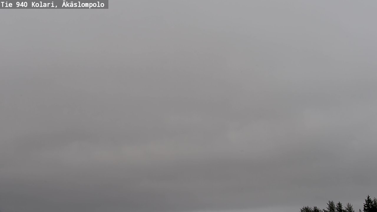 Weather Camera Image Väg 940 Kolari, Äkäslompolo, Kolari, Lappi