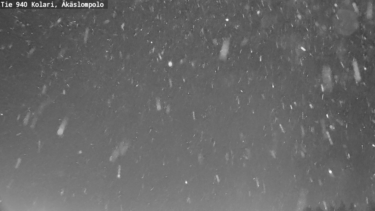 Weather Camera Image Road 940 Kolari, Äkäslompolo, Kolari, Lappi