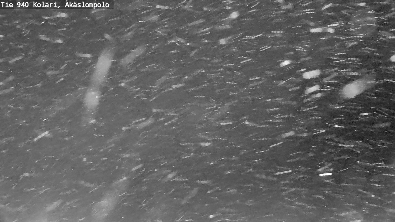 Weather Camera Image Road 940 Kolari, Äkäslompolo, Kolari, Lappi