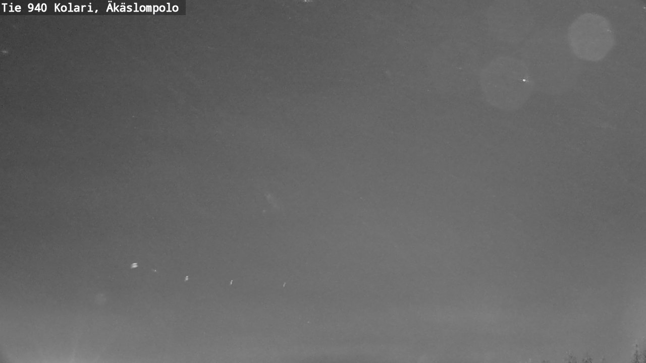 Weather Camera Image Väg 940 Kolari, Äkäslompolo, Kolari, Lappi