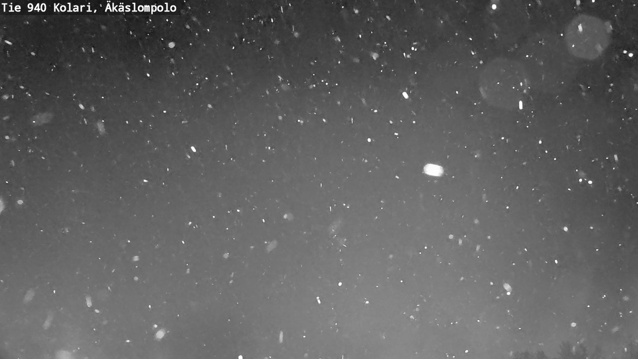 Weather Camera Image Road 940 Kolari, Äkäslompolo, Kolari, Lappi