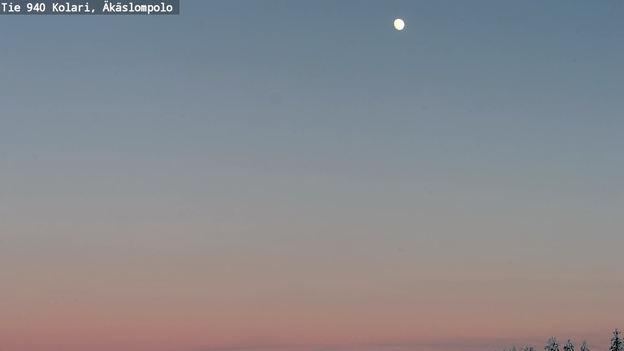 Weather Camera Image Road 940 Kolari, Äkäslompolo, Kolari, Lappi