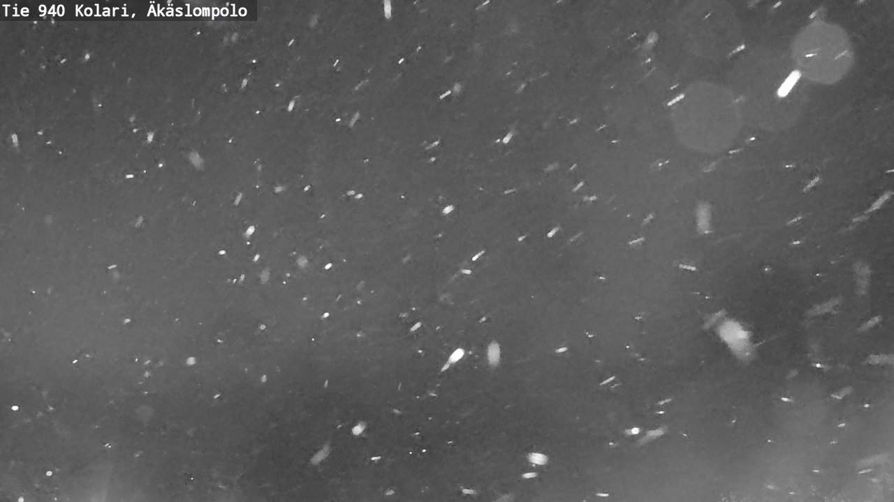 Weather Camera Image Road 940 Kolari, Äkäslompolo, Kolari, Lappi