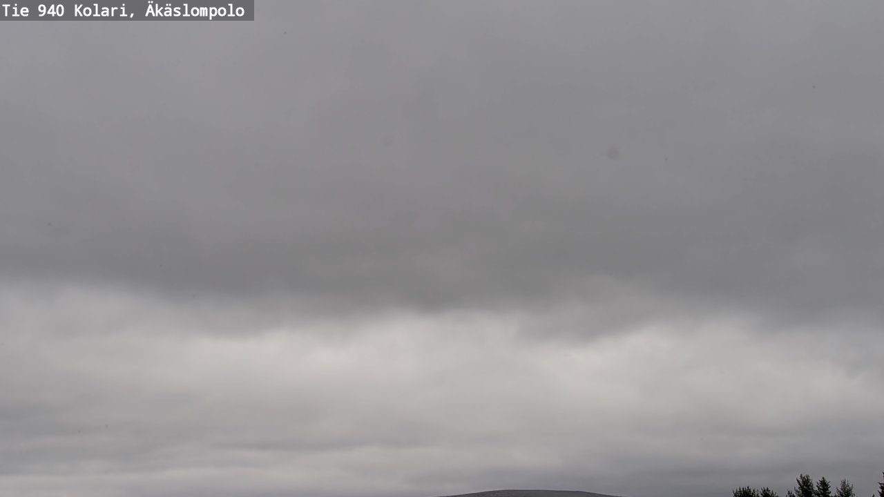 Weather Camera Image Väg 940 Kolari, Äkäslompolo, Kolari, Lappi