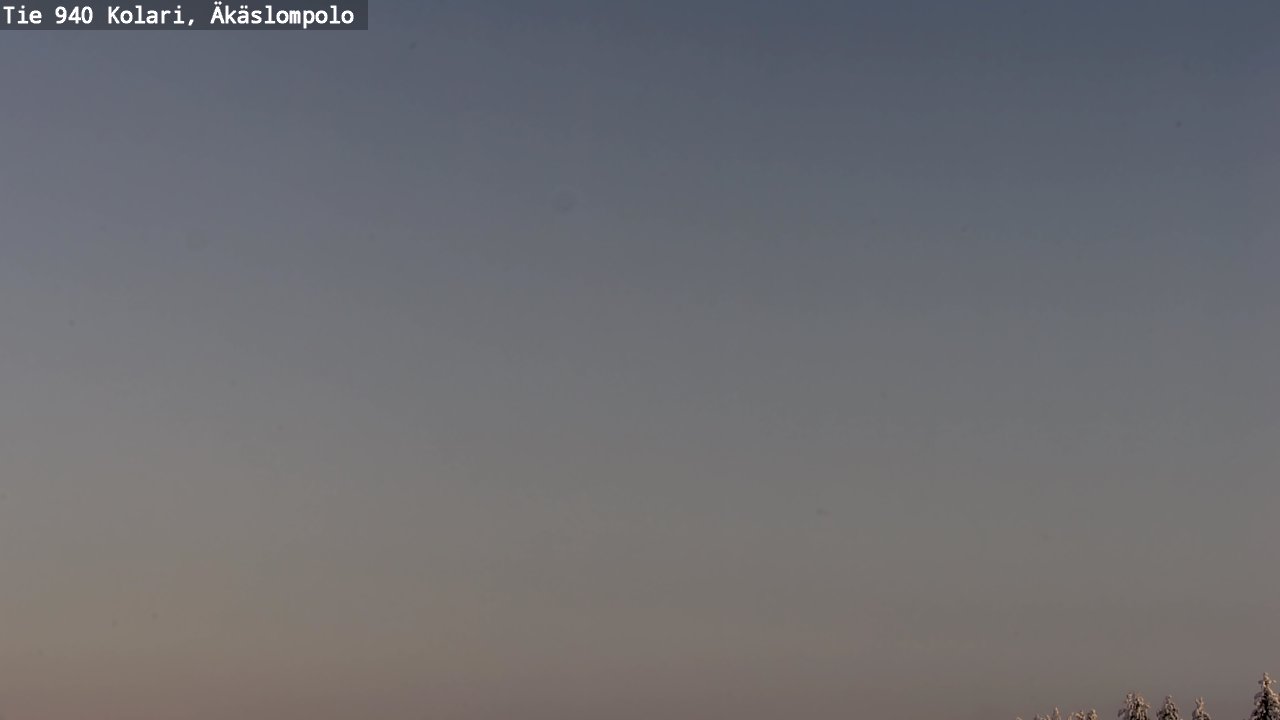 Weather Camera Image Road 940 Kolari, Äkäslompolo, Kolari, Lappi