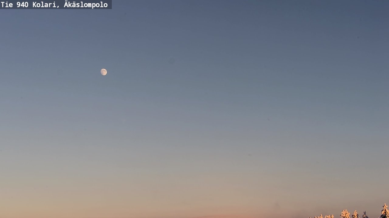 Weather Camera Image Road 940 Kolari, Äkäslompolo, Kolari, Lappi