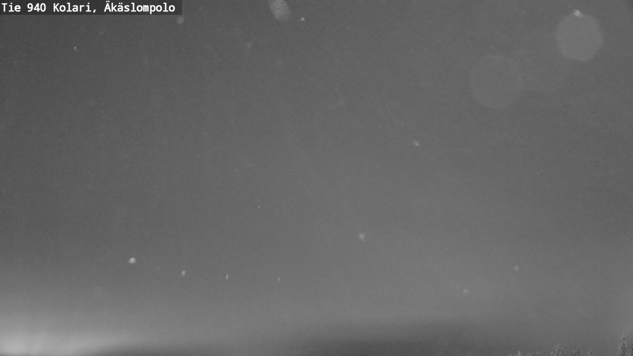 Weather Camera Image Väg 940 Kolari, Äkäslompolo, Kolari, Lappi