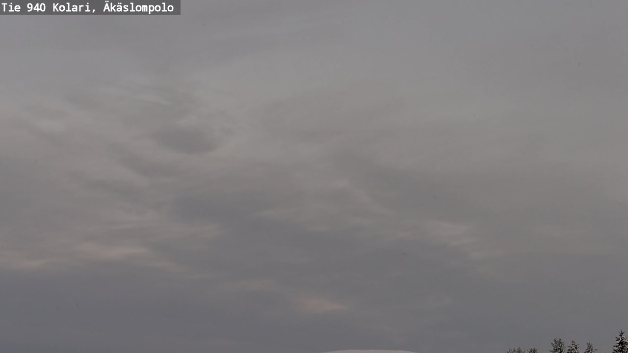 Weather Camera Image Väg 940 Kolari, Äkäslompolo, Kolari, Lappi