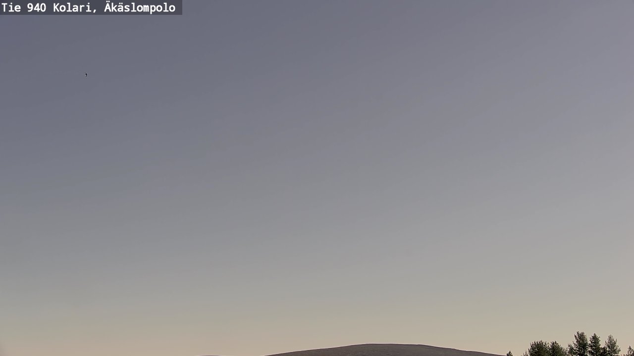 Weather Camera Image Väg 940 Kolari, Äkäslompolo, Kolari, Lappi