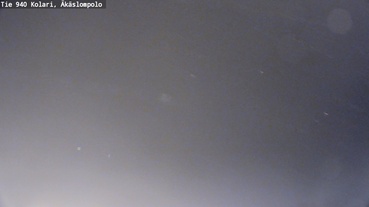 Weather Camera Image Road 940 Kolari, Äkäslompolo, Kolari, Lappi