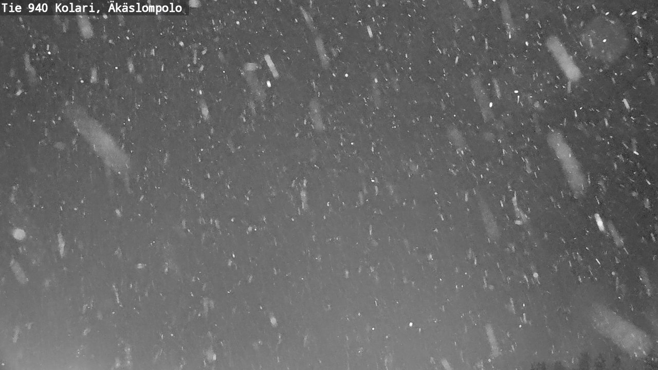 Weather Camera Image Road 940 Kolari, Äkäslompolo, Kolari, Lappi