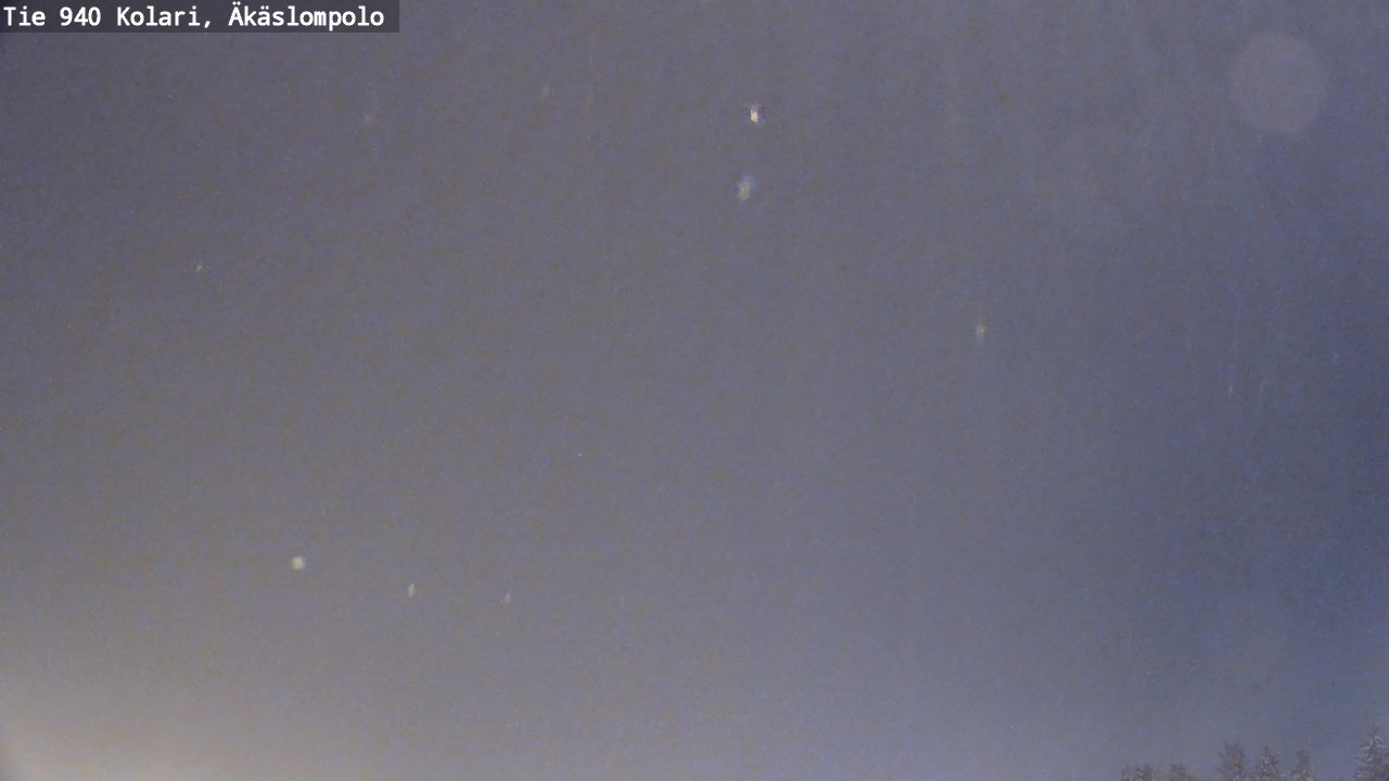 Weather Camera Image Road 940 Kolari, Äkäslompolo, Kolari, Lappi