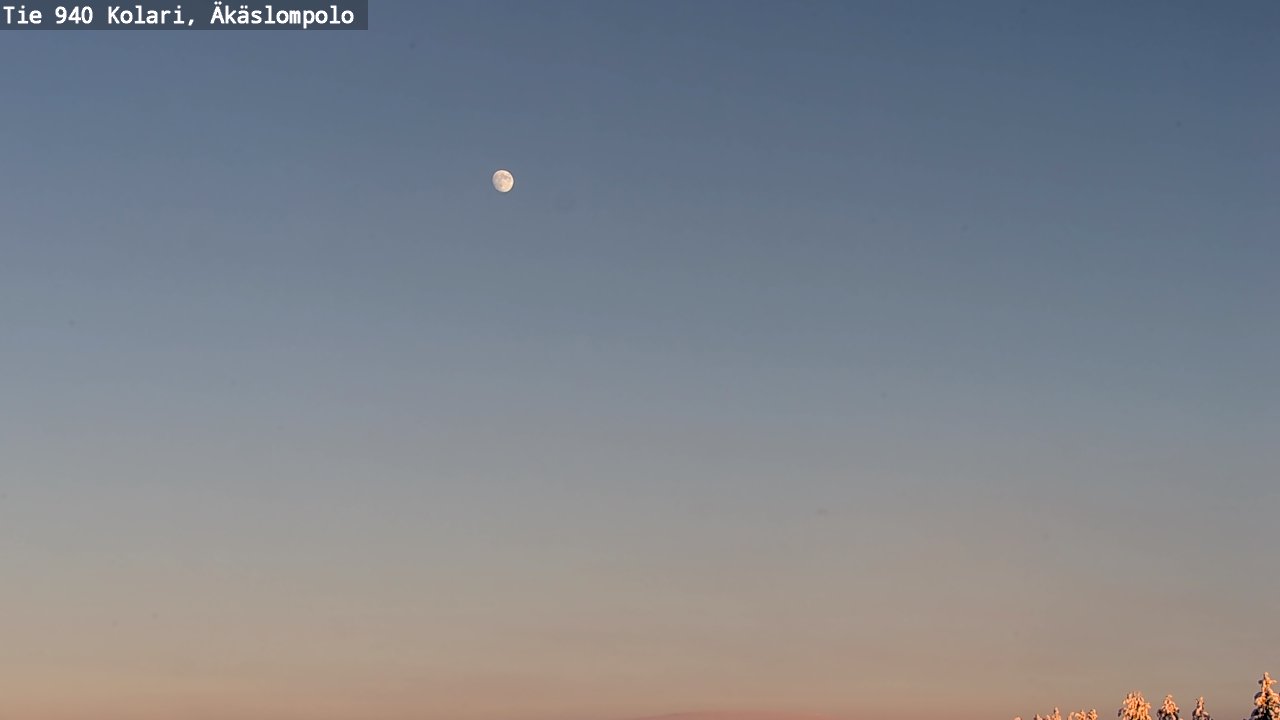Weather Camera Image Road 940 Kolari, Äkäslompolo, Kolari, Lappi