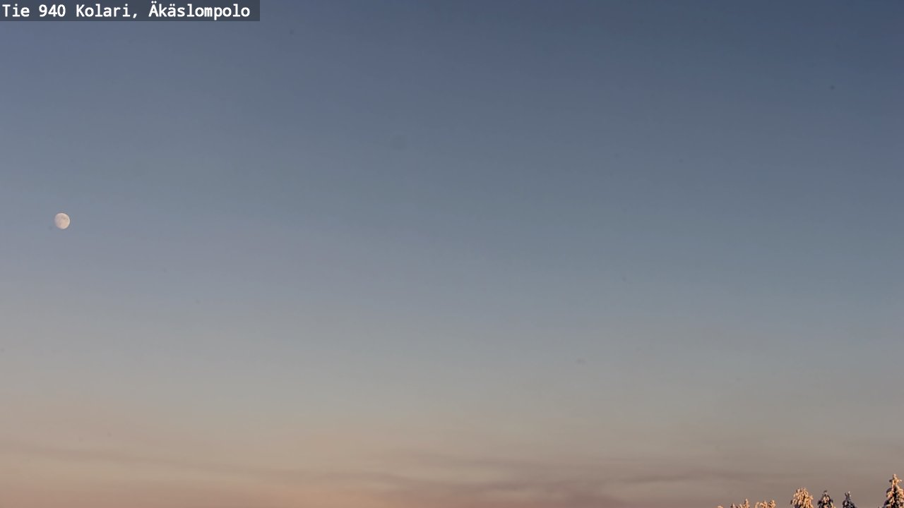 Weather Camera Image Road 940 Kolari, Äkäslompolo, Kolari, Lappi