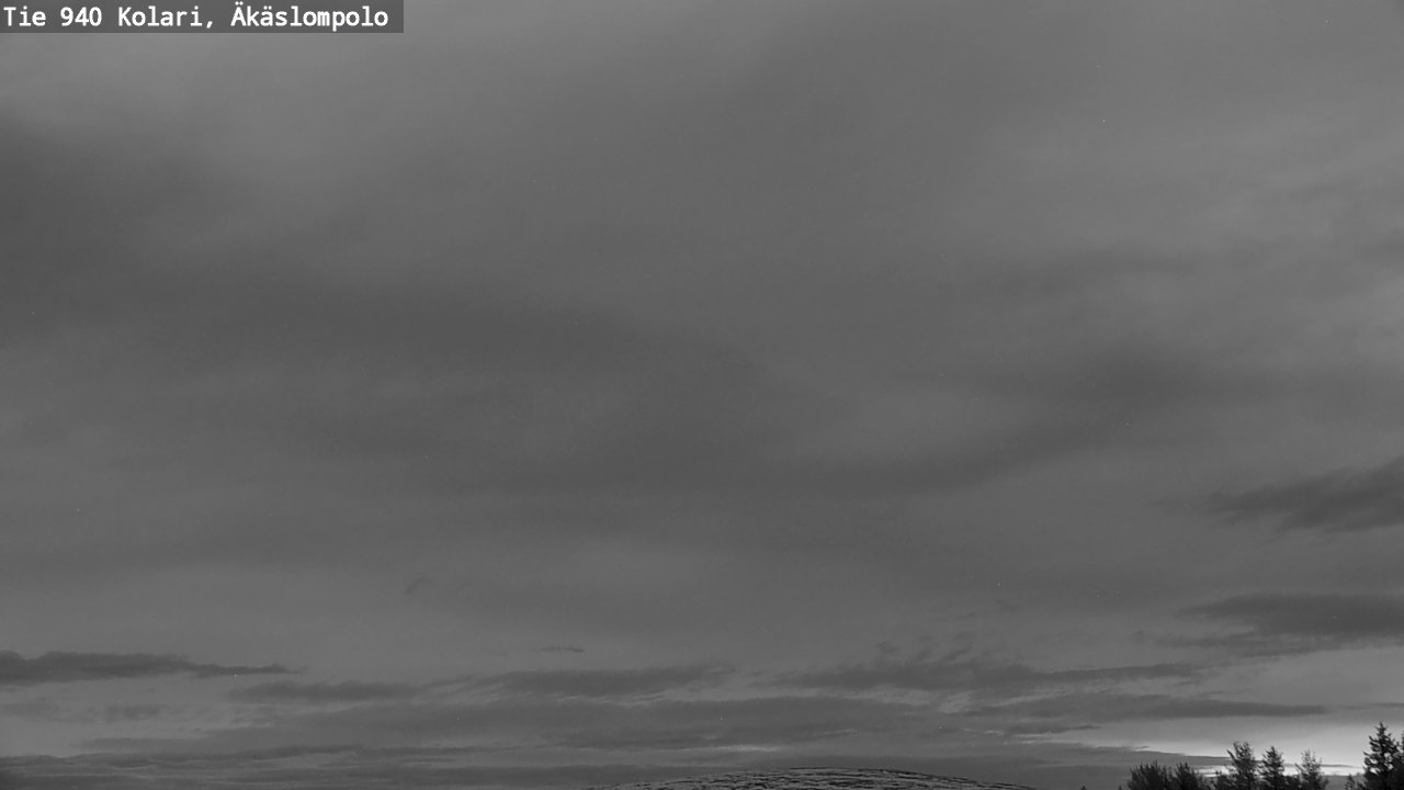Weather Camera Image Väg 940 Kolari, Äkäslompolo, Kolari, Lappi
