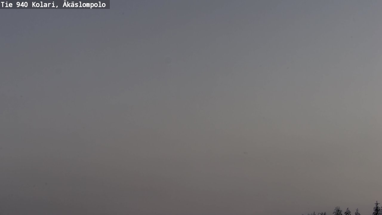 Weather Camera Image Road 940 Kolari, Äkäslompolo, Kolari, Lappi
