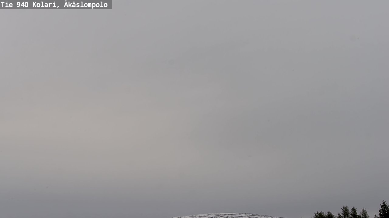 Weather Camera Image Väg 940 Kolari, Äkäslompolo, Kolari, Lappi