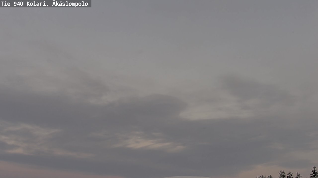 Weather Camera Image Väg 940 Kolari, Äkäslompolo, Kolari, Lappi
