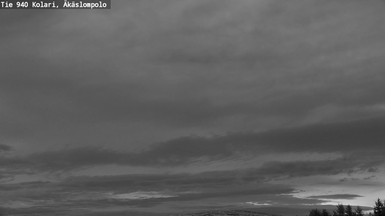 Weather Camera Image Väg 940 Kolari, Äkäslompolo, Kolari, Lappi