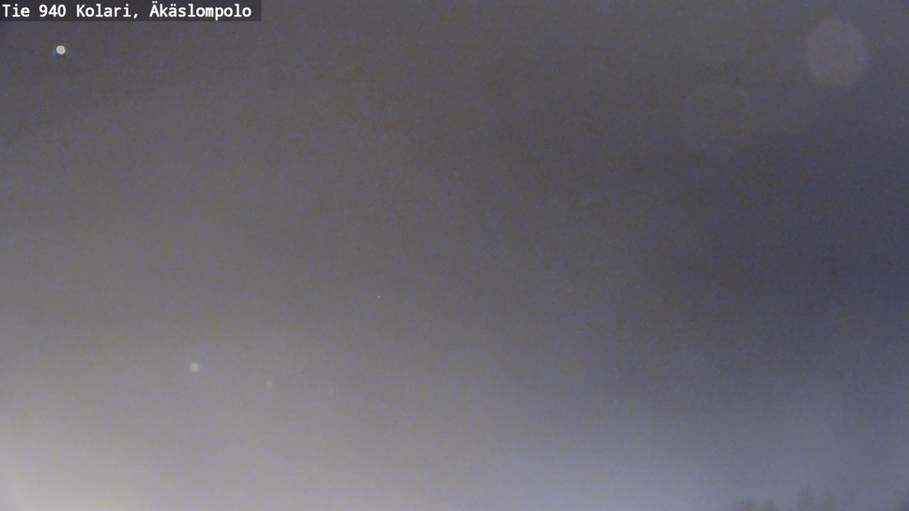 Weather Camera Image Road 940 Kolari, Äkäslompolo, Kolari, Lappi