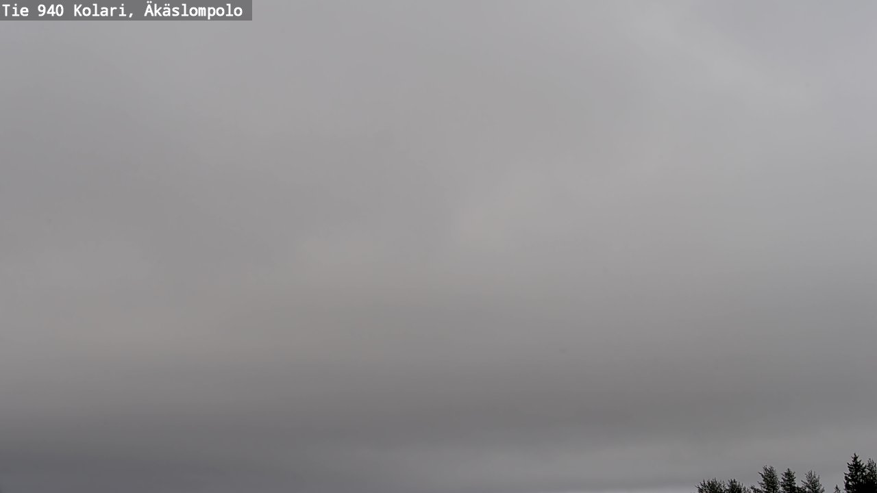 Weather Camera Image Väg 940 Kolari, Äkäslompolo, Kolari, Lappi